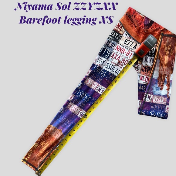 *****SOLD*****Niyama Sol ZZYZX High Waist Barefoot Legging XS EUC - Picture 6 of 10